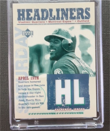 2003 Upper Deck Headliners #HL-VG Vladimir Guerrero — front