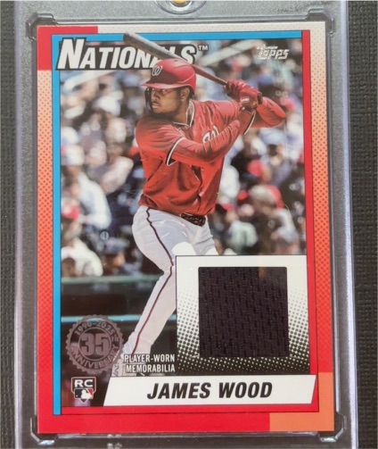2025 Topps Update #90RU-JWO James Wood — front