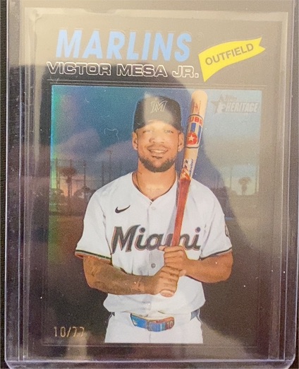 2026 Topps Heritage #257 Victor Mesa Jr. — front