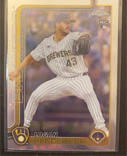 2025 Topps Chrome Update Series #USC65 Logan Henderson — front