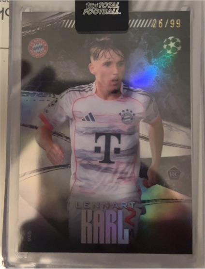 2025 Topps Total Football #26/99 Lennart Karl — front