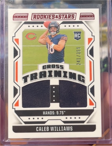 2024 Panini Rookies & Stars Cross Training #CT-CWS Caleb Williams — front