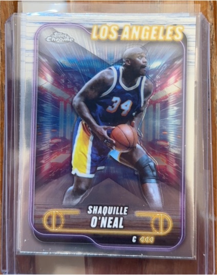 2024-25 Topps Chrome #171 Shaquille O'Neal — front