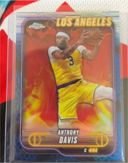2024-25 Topps Chrome #86 Anthony Davis — front