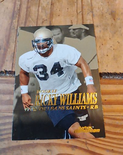 1999 Skybox Dominion #208 Ricky Williams Rookie Card — front