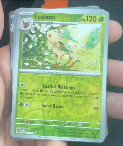 2024 Pokémon Twilight Masquerade #011 Leafeon — front