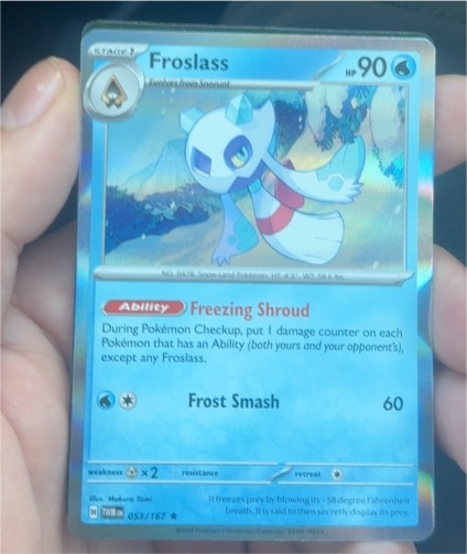 2024 Pokémon TCG Twilight Masquerade #053 Froslass — front
