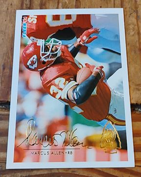 1994 Fleer #215 Marcus Allen — front