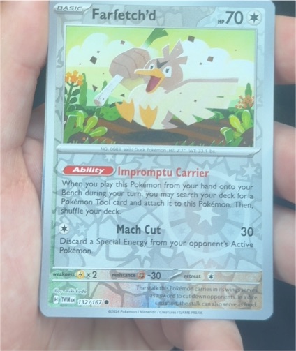 2024 Pokémon Scarlet & Violet Twilight Masquerade #132 Farfetch'd — front