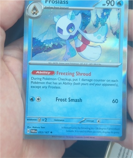 2024 Pokémon TCG Scarlet & Violet-Twilight Masquerade #053 Froslass — front