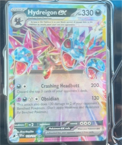 2024 Pokémon Surging Sparks #119 Hydreigon ex — front