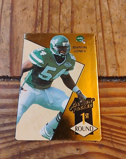 1993 Action Packed #166 Marvin Jones — front