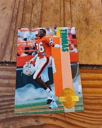 1993 Classic Four Sport #140 Lamar Thomas — front