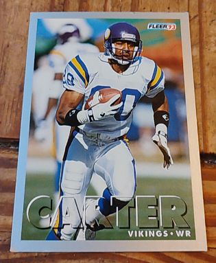 1993 Fleer #53 Cris Carter — front