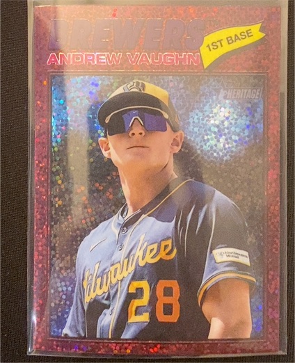 2026 Topps Heritage #309 Andrew Vaughn — front