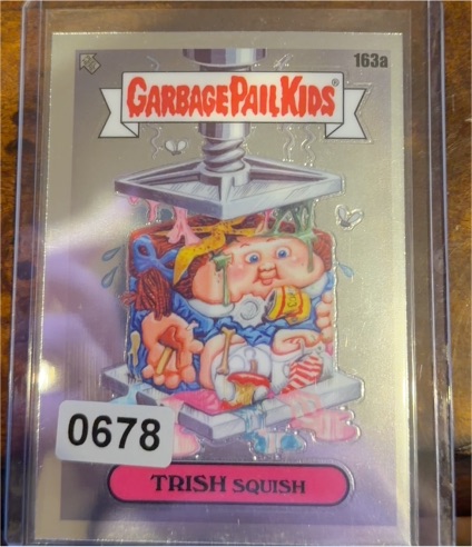 2021 Topps Chrome Garbage Pail Kids Series 4 #163a Trish Squish — front