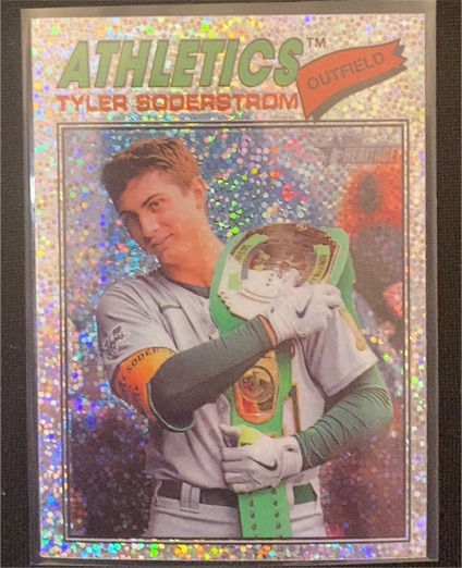 2026 Topps Heritage #101 Tyler Soderstrom — front