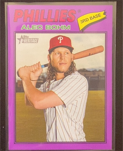 2026 Topps Heritage #81 Alec Bohm — front