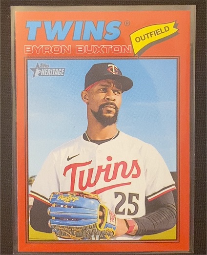 2026 Topps Heritage #253 Byron Buxton — front