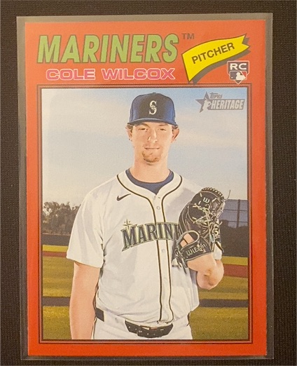 2026 Topps Heritage #155 Cole Wilcox — front