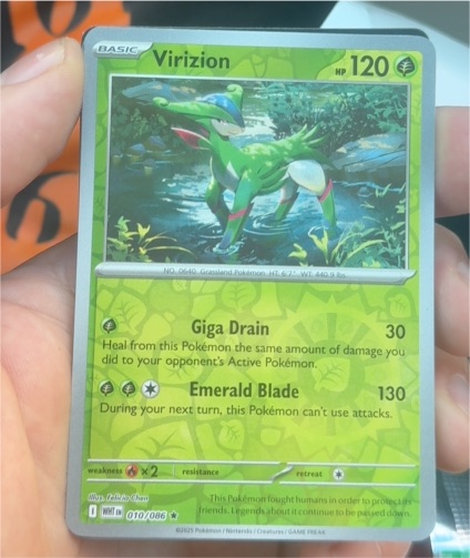 2025 Pokémon SV: White Flare #010 Virizion — front