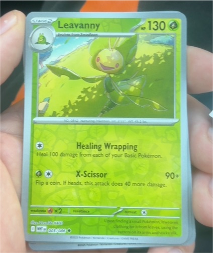 2025 Pokémon #003 Leavanny — front