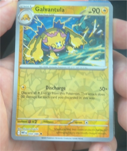 2013 Pokémon Black & White Plasma Storm #034 Galvantula — front