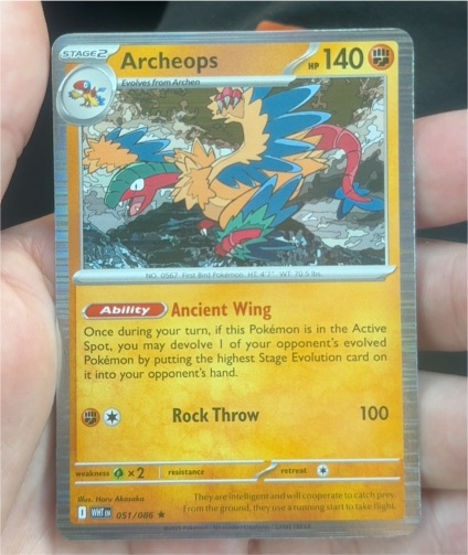 2022 Pokémon SV: White Flare #051 Archeops — front