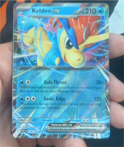 Pokémon TCG Keldeo EX #030/086 — front