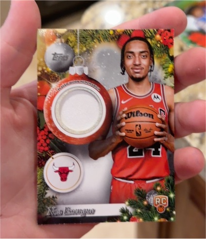 2025-26 Topps Holiday #PR-NE Noa Essengue — front