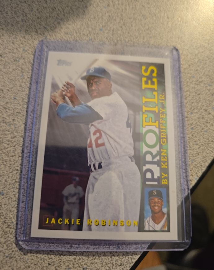 2026 Topps Series 1 Profiles By Ken Griffey Jr #TP-20 Jackie Robinson — front