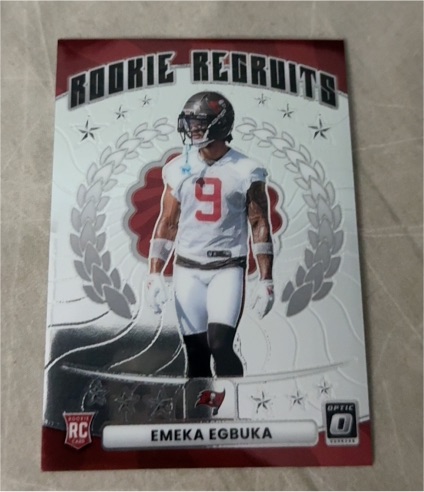 2025 Panini Donruss Optic Football #5 Emeka Egbuka Rookie Recruits — front