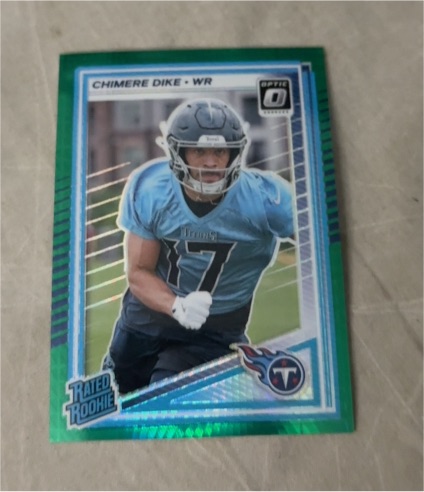 2025 Panini Donruss Optic #269 Chimere Dike — front