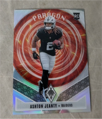 2025 Panini Phoenix #10 Ashton Jeanty Paragon Silver — front