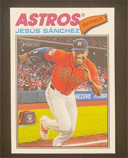 2026 Topps Heritage #176 Jesús Sánchez — front