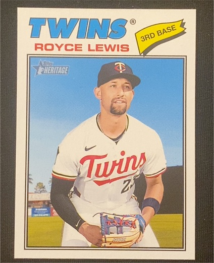 2026 Topps Heritage #85 Royce Lewis — front