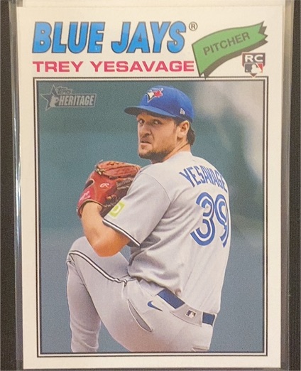 2026 Topps Heritage #245 Trey Yesavage — front