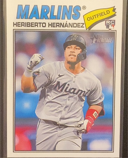 2026 Topps Heritage #323 Heriberto Hernandez — front