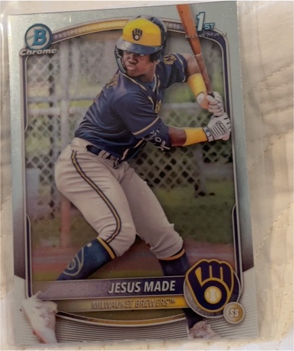 2025 Bowman Chrome #BCP-50 Jesus Made — front