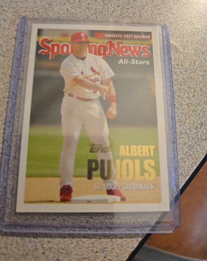 2005 Topps Sporting News All-Stars #719 Albert Pujols — front