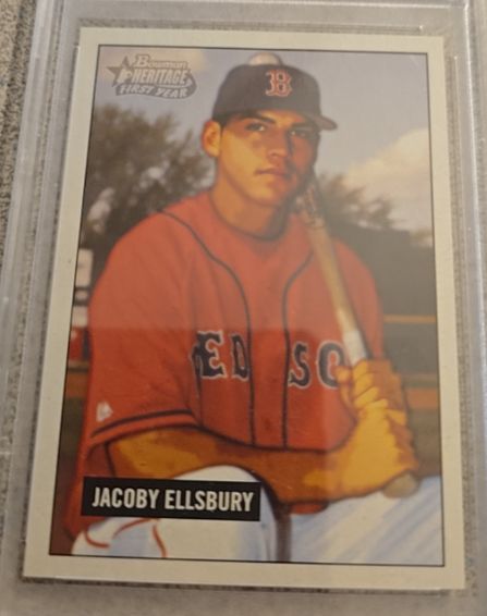 2005 Bowman Heritage #337 Jacoby Ellsbury — front