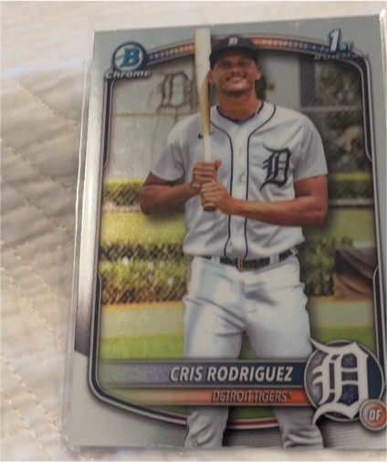 2025 Bowman Chrome #BCP-250 Cris Rodriguez — front