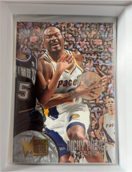 1995-96 Fleer Metal #156 Ricky Pierce Indiana Pacers — front
