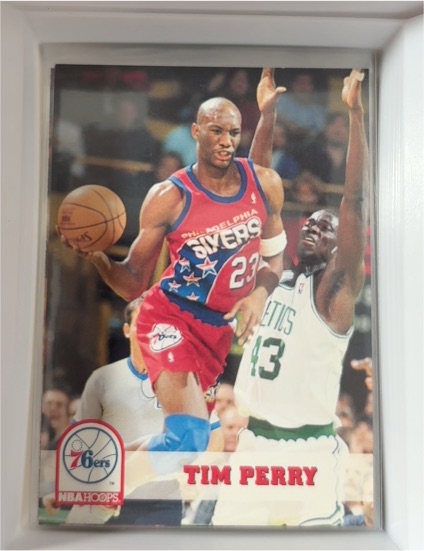 1993-94 NBA Hoops #166 Tim Perry — front