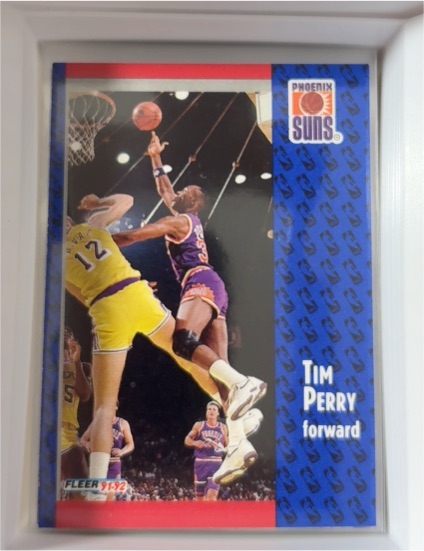 1991-92 Fleer #342 Tim Perry — front