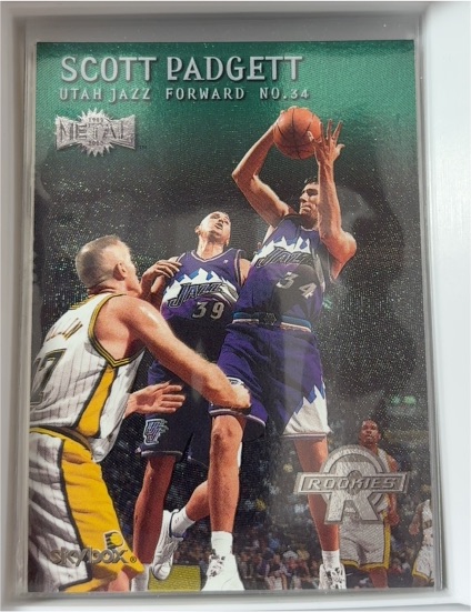 1999-00 Skybox Metal #169 Scott Padgett — front
