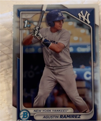 2024 Bowman #BP-85 Agustin Ramirez — front