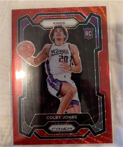 2023-24 Panini Prizm #160 Colby Jones — front