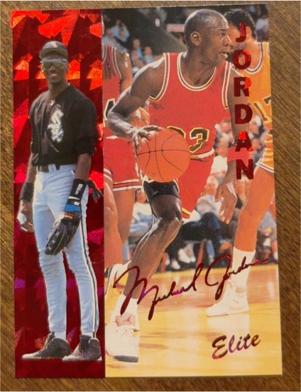 1994 Nitro Elite Michael Jordan Gold Foil Promo Card — front