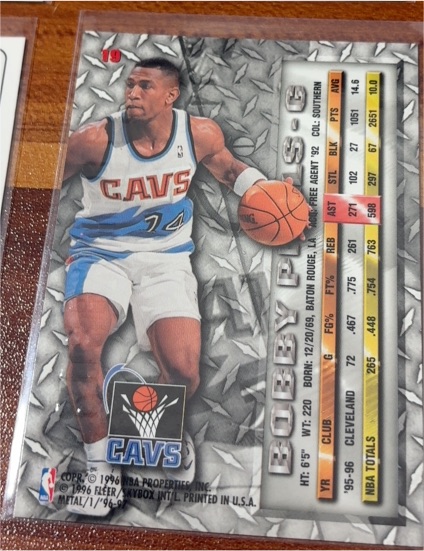 1995-96 Fleer Metal #138 Bobby Phills — front